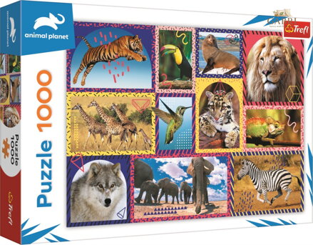 TREFL Puzzle Animal Planet: Divoká příroda 1000 dílků