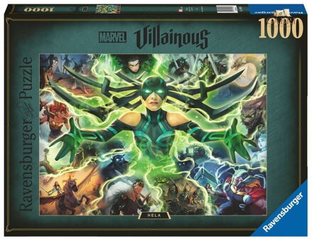 RAVENSBURGER Puzzle Marvel Villainous: Hela 1000 dílků