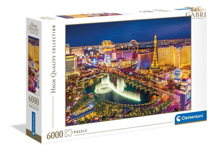CLEMENTONI Puzzle Las Vegas 6000 dílků