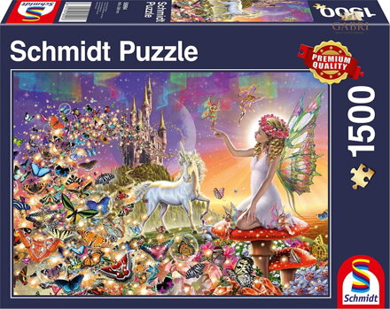 SCHMIDT Puzzle Kouzelná pohádková země 1500 dílků