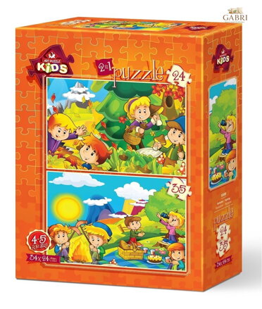 ART PUZZLE Puzzle Podzim a Jaro 24+35 dílků