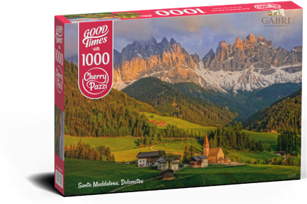 CHERRY PAZZI Puzzle Santa Maddalena, Dolomity 1000 dílků
