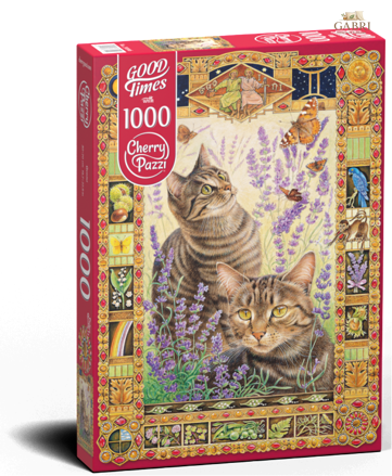 CHERRY PAZZI Puzzle Kočky 1000 dílků