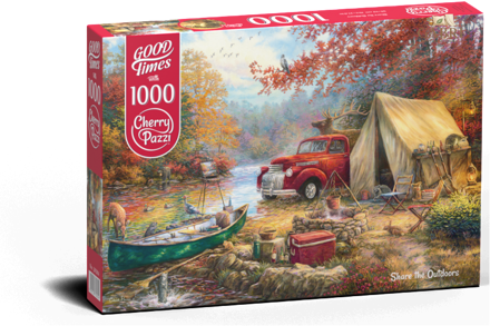 CHERRY PAZZI Puzzle Sdílej volnou přírodu 1000 dílků