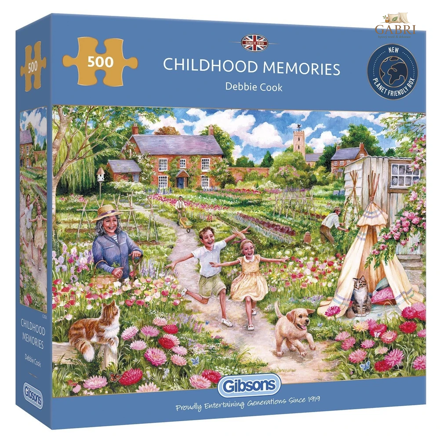 GIBSONS Puzzle Vzpomínky na dětství 500 dílků