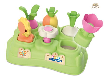 CLEMENTONI BABY Vkládačka Barevná zahrada (Play For Future)