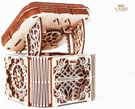 WOODEN CITY 3D puzzle Tajemná schránka 176 dílků