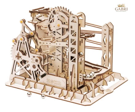 ROBOTIME Rokr 3D dřevěné puzzle Kuličková dráha: Explorer 260 dílků