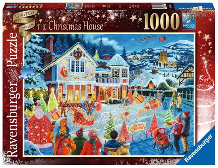 RAVENSBURGER Puzzle Vánoční dům 1000 dílků