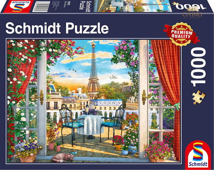 SCHMIDT Puzzle Terasa v Paříži 1000 dílků