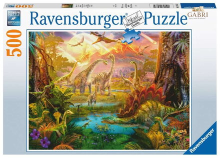 RAVENSBURGER Puzzle Dinoland 500 dílků