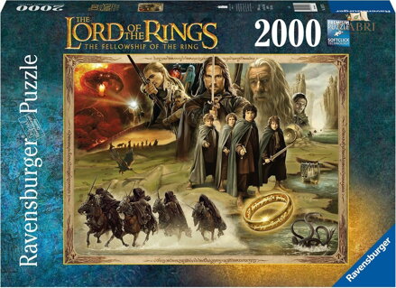 RAVENSBURGER Puzzle Pán prstenů: Společenstvo prstenu 2000 dílků