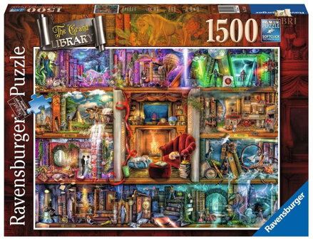 RAVENSBURGER Puzzle Velká knihovna 1500 dílků