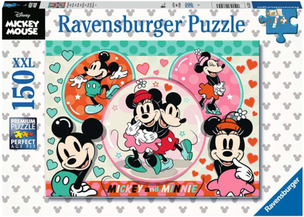 RAVENSBURGER Puzzle Mickey a Minnie: Vysněný pár XXL 150 dílků
