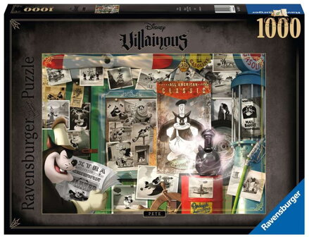 RAVENSBURGER Puzzle Disney Villainous: Pete 1000 dílků