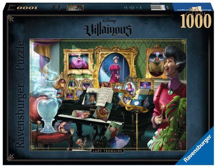 RAVENSBURGER Puzzle Padouchové: Lady Tremaine 1000 dílků