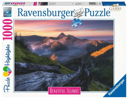 RAVENSBURGER Puzzle Nádherné ostrovy: Hora Bromo, Jáva 1000 dílků