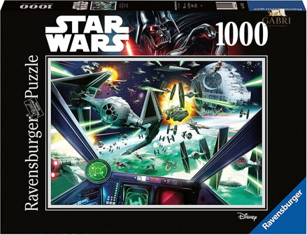 RAVENSBURGER Puzzle Star Wars: X-Wing Kokpit 1000 dílků