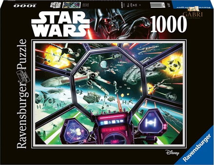 RAVENSBURGER Puzzle Star Wars: TIE Fighter Kokpit 1000 dílků