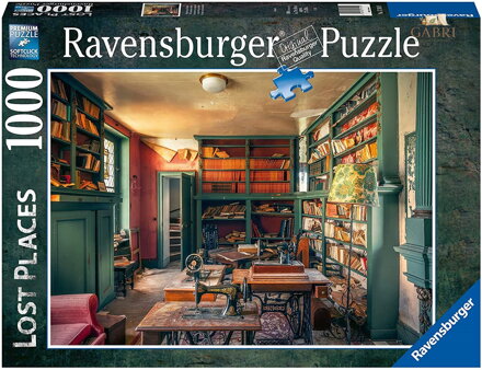 RAVENSBURGER Puzzle Ztracená místa: Záhadná hradní knihovna 1000 dílků