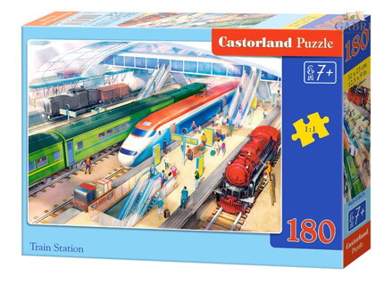 CASTORLAND Puzzle Vlakové nádraží 180 dílků