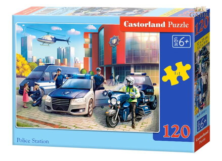 CASTORLAND Puzzle Policejní stanice 120 dílků