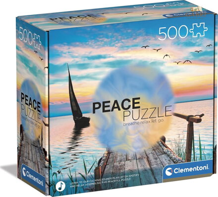 CLEMENTONI Peace puzzle: Klidný vítr 500 dílků