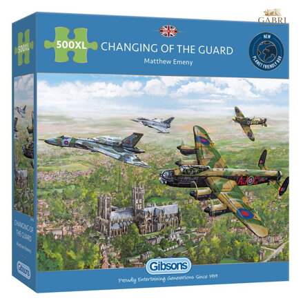 GIBSONS Puzzle Výměna stráží XL 500 dílků