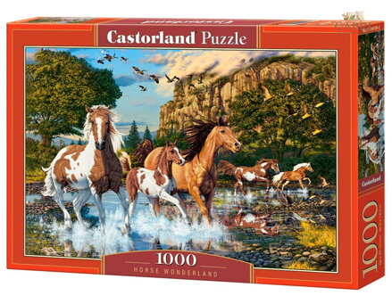 CASTORLAND Puzzle Koňská říše divů 1000 dílků