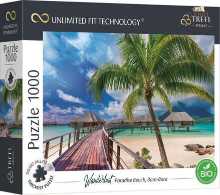 TREFL Puzzle UFT Wanderlust: Rajská pláž na Bora-Bora 1000 dílků
