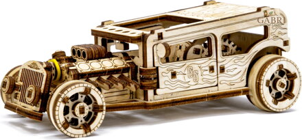 WOODEN CITY 3D puzzle Automobil Hot Rod 141 dílků