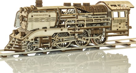 WOODEN CITY 3D puzzle Express s kolejemi 400 dílků
