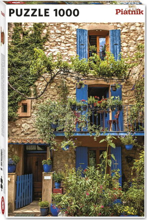 PIATNIK Puzzle Modrý balkon 1000 dílků