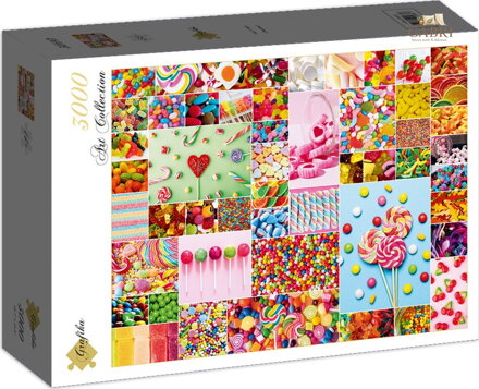 GRAFIKA Puzzle Sladkosti 3000 dílků