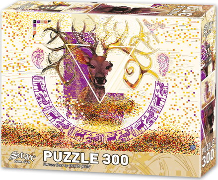 STAR Puzzle Jelen pro štěstí 300 dílků