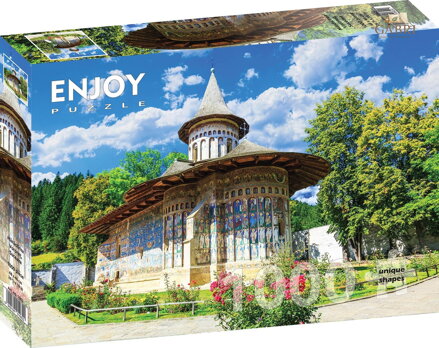 ENJOY Puzzle Klášter Voronet, Sučeava, Rumunsko 1000 dílků