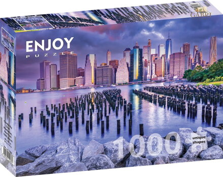 ENJOY Puzzle Zatažená obloha nad Manhattanem, New York 1000 dílků