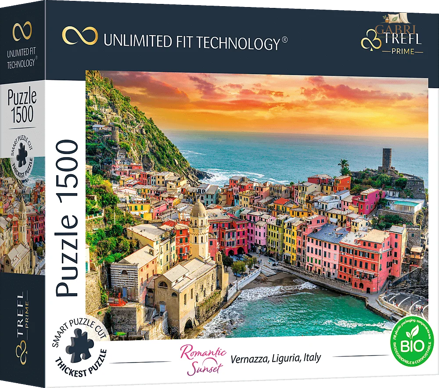 TREFL Puzzle UFT Romantic Sunset: Vernazza, Liguria, Itálie 1500 dílků