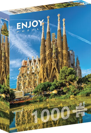 ENJOY Puzzle Bazilika Sagrada Familia, Barcelona 1000 dílků