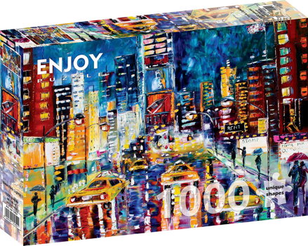 ENJOY Puzzle Světla New Yorku 1000 dílků