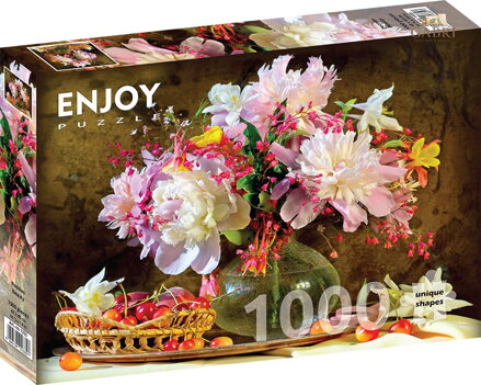 ENJOY Puzzle Krása pivoněk 1000 dílků