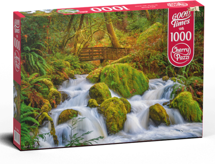 CHERRY PAZZI Puzzle Lesní vodopád 1000 dílků