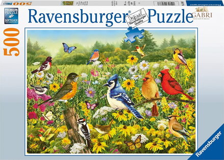 RAVENSBURGER Puzzle Ptačí louka 500 dílků