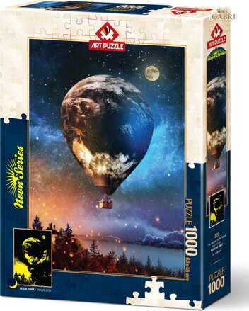 ART PUZZLE Svítící puzzle Cesta na Měsíc 1000 dílků