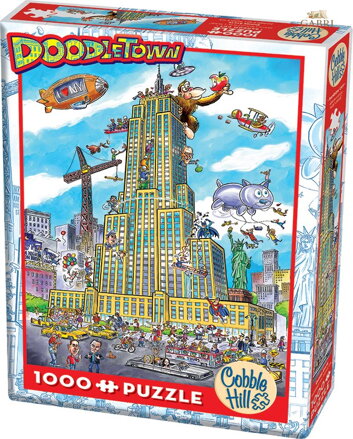 COBBLE HILL Puzzle DoodleTown: Empire State 1000 dílků