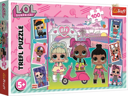 TREFL Puzzle L.O.L Surprise: Fotky panenek 100 dílků