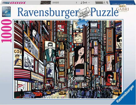 RAVENSBURGER Puzzle Barevný New York 1000 dílků
