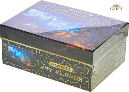 Puzzle Happy Halloween: Dýňová zahrada 468 dílků