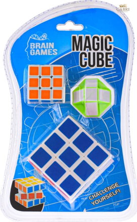 BRAIN GAMES Sada hlavolamů: Skládací kostky a Snake