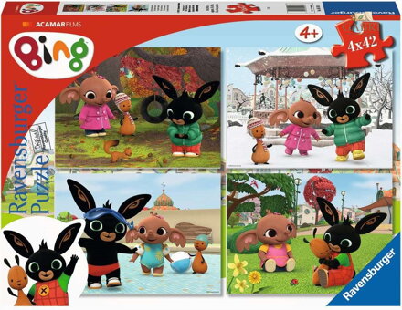 RAVENSBURGER Puzzle Bing 4x42 dílků